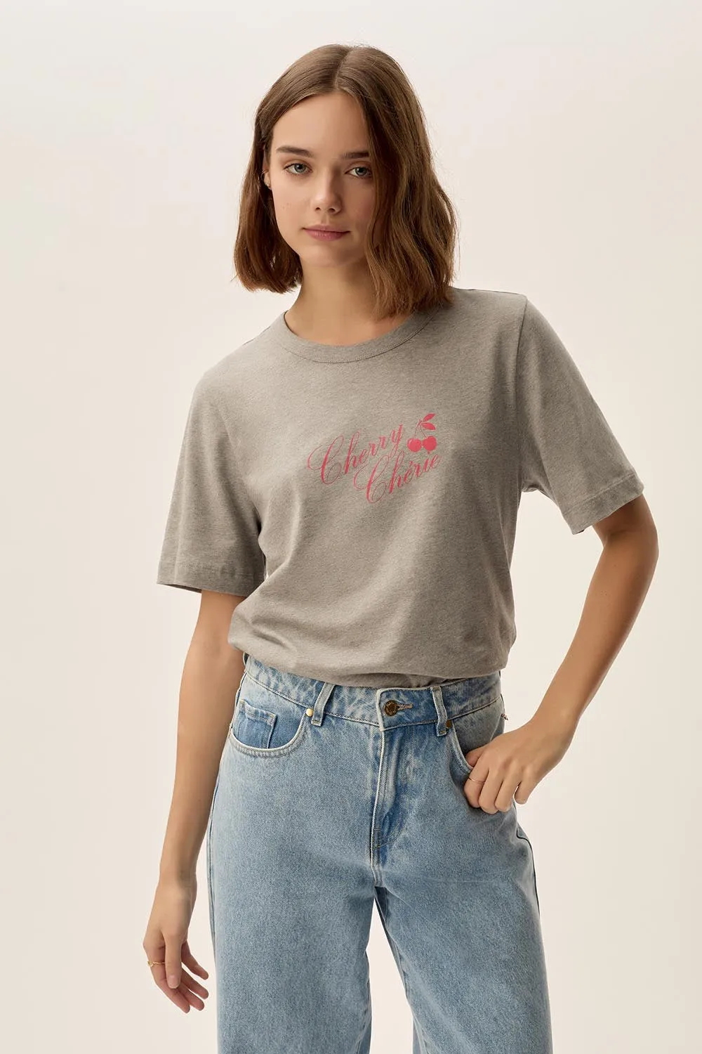 Tshirt Faya Gris-Chine